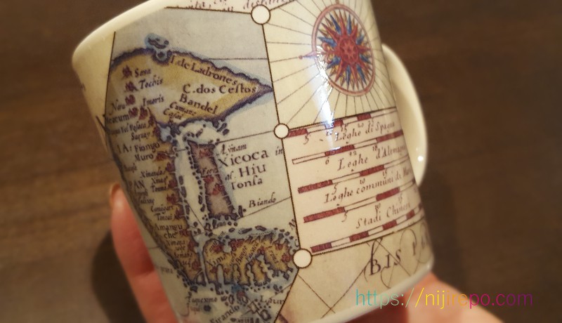 ゼンリンマップデザイン雑貨古地図マグカップ